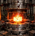 Closed die forging manufacturing equipment